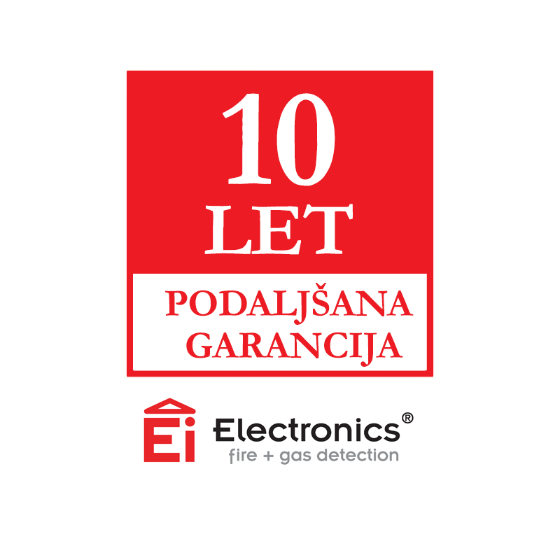 Podaljšana garancija 10 let za javljalnike CO EiElectronics